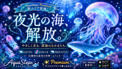 もっと癒される時間を。「AquaSteps Premium」登場！