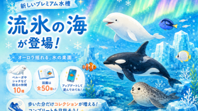 【AquaSteps】新しいプレミアム水槽「流氷の海」が登場しました！