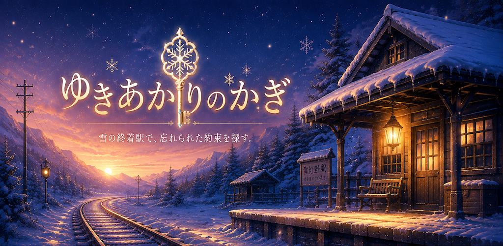 「ゆきあかりのかぎ」 雪の駅謎解き探索脱出ゲーム